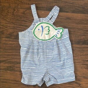 Vintage Sweet Potatoes SZ 2T Fish Onesie